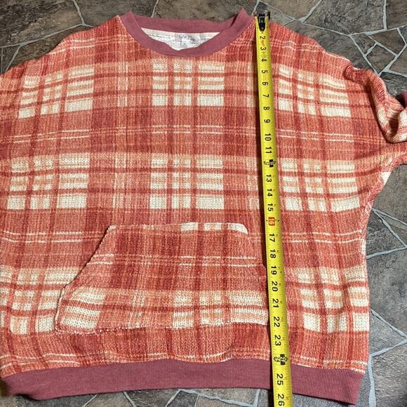 Taylor & Sage Plaid Knit Dolman Style Sweater Sz M - Picture 10 of 14